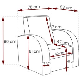 Fotel DART 2 soft 20 / lux 24