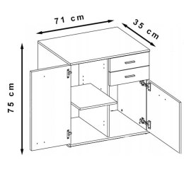 Komoda MIKA 2 buk