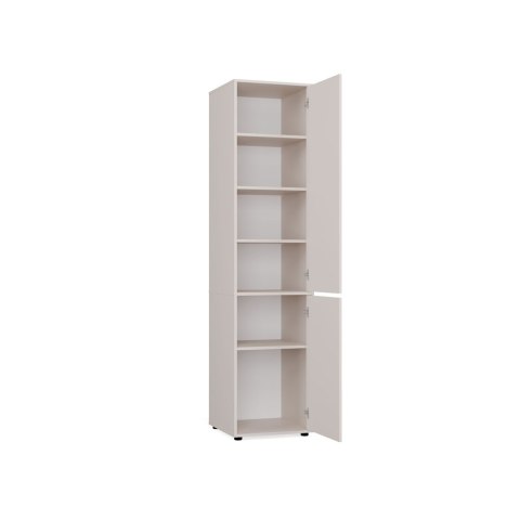 SZAFKA Wysoki Słupek ATLANTA 2D Drążek 2 Drzwi Półki Sypialnia Salon 209 Cm