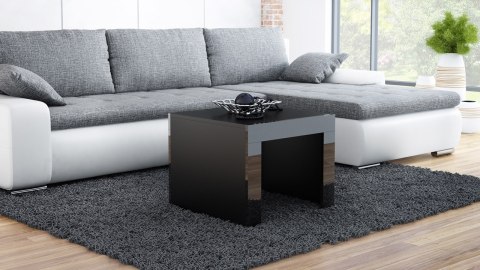 Ława TESS 60 czarny / czarny połysk
