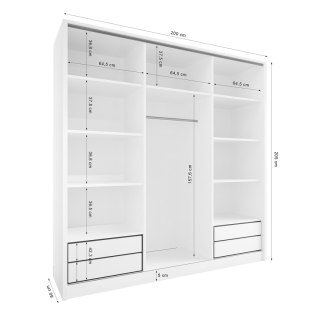 Szafa otwarta MERV K3 200 sonoma