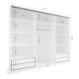 Szafa otwarta MERV K7 270 sonoma