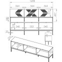 Komoda RTV RING 04 biała