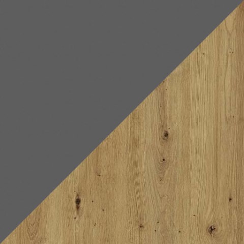 Szafka dolna pod zlew D80ZL ELLEN 02 grafit / dąb artisan