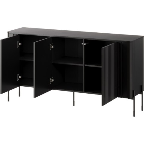 Komoda VENICE 150 3D czarny