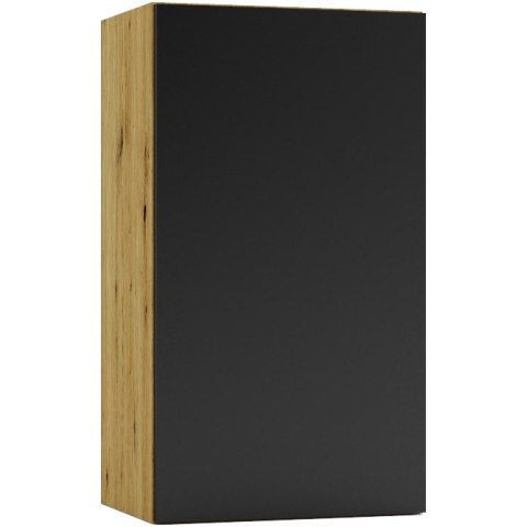Szafka górna W40 ELLEN 21 dąb artisan / czarny groszek
