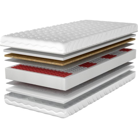 Materac 160x200 TORA multipocket kokos