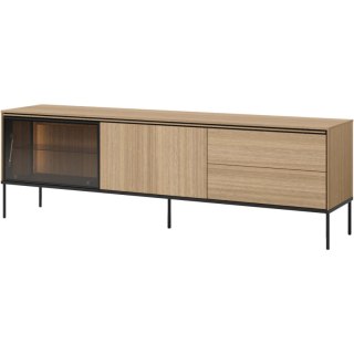 Komoda RTV 197 VISSO VI08 dąb linearny