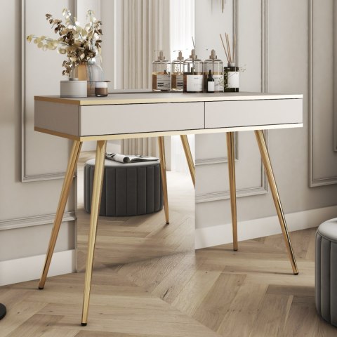 Toaletka ARA T102 beż + złoty