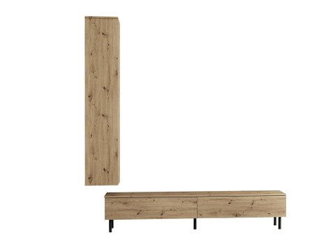 Meblościanka FIGO 5 dąb artisan