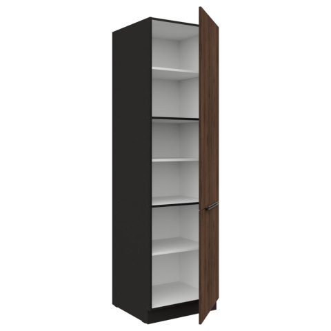Słupek kuchenny 60 SILVIA 43 czarny / orzech okapi