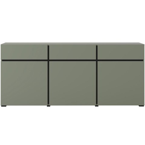 Komoda CROSI 43 zielony / czarny