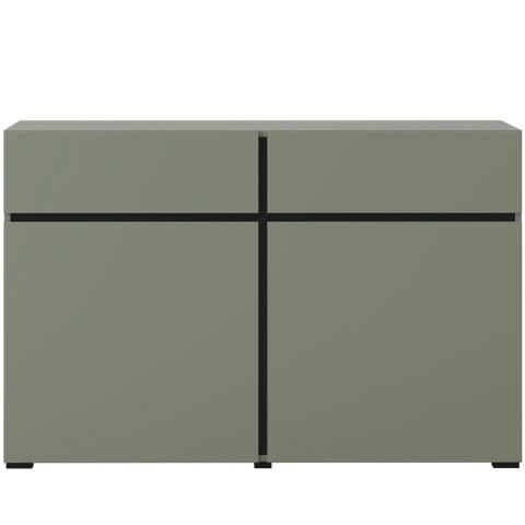 Komoda CROSI 45 zielony / czarny