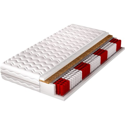 Materac 200x200 TORA multipocket kokos