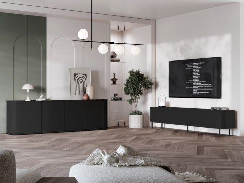 Komoda 4D AZELIO czarny