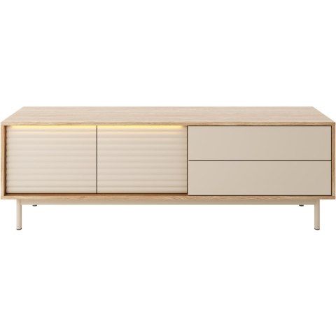Komoda RTV ZETA 04 dąb olejowany / kaszmir