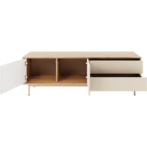 Komoda RTV ZETA 04 dąb olejowany / kaszmir