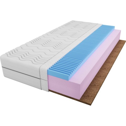 Materac piankowy + kokos 180x200 CYRIL BLANC