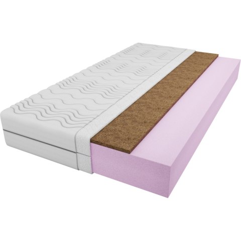 Materac piankowy + kokos 180x200 ERIC BLANC