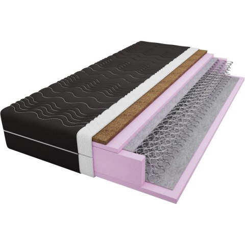 Materac sprężynowy + kokos 80x200 LOU NOIR