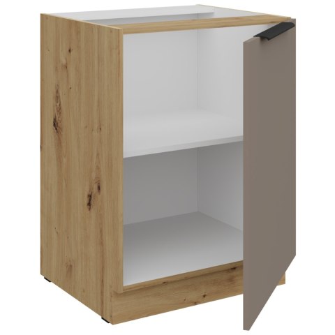 Szafka dolna 60 ERIS 06 dąb artisan / piaskowa szarość