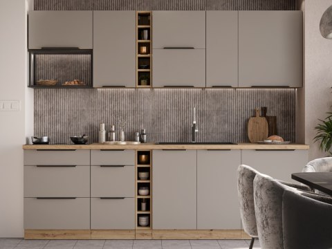 Szafka górna 45 ERIS 39 dąb artisan / piaskowa szarość