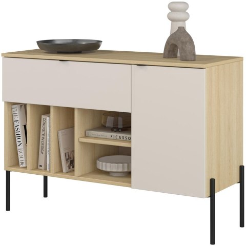 Komoda DORE 45 dąb lindberg / kaszmir