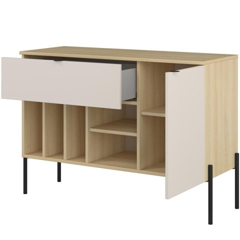 Komoda DORE 45 dąb lindberg / kaszmir