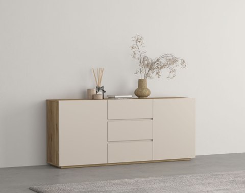 Komoda DRISS 26 dąb mauvella / kaszmir